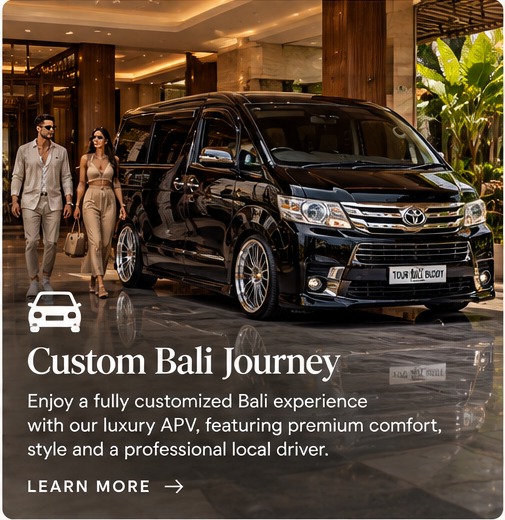 Custom Bali Journey experience in Bali